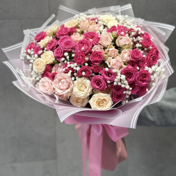 25 кустовых роз